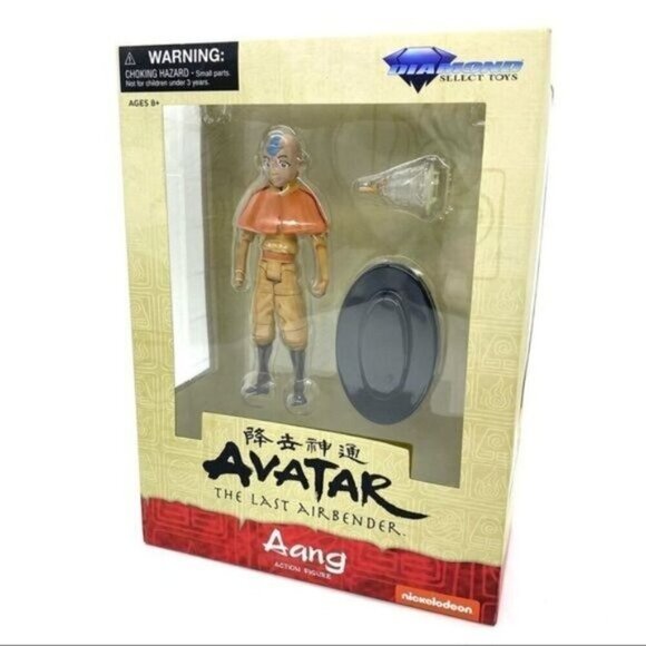 Diamond Select Avatar The Last Airbender Aang Action Figure Nickelodeon New - Picture 4 of 5